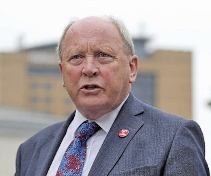 TUV leader Jim Allister, who mounted a successful legal challenge against the Merrow Hotel in 2019.