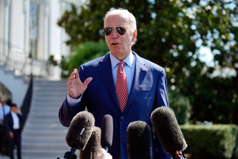 President Joe Biden announced a fortnight ago that he would not stand for re-election (Evan Vucci/AP)