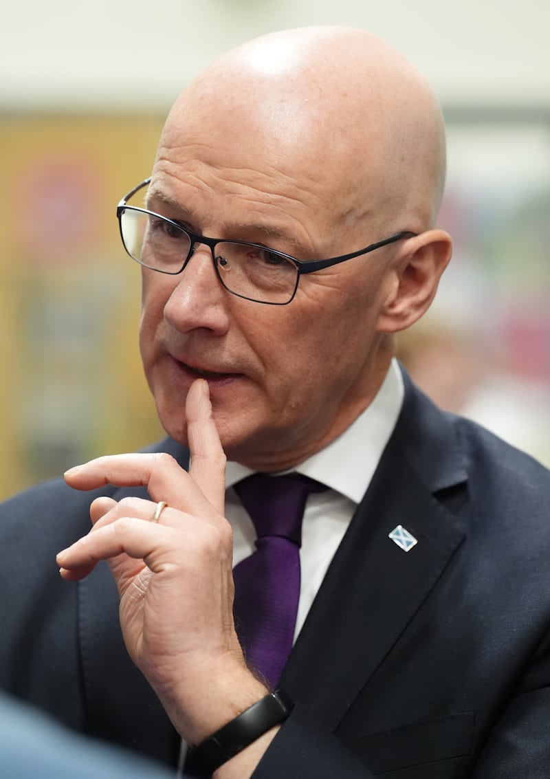 John Swinney said he would not be ordering a probe into Humza Yousaf