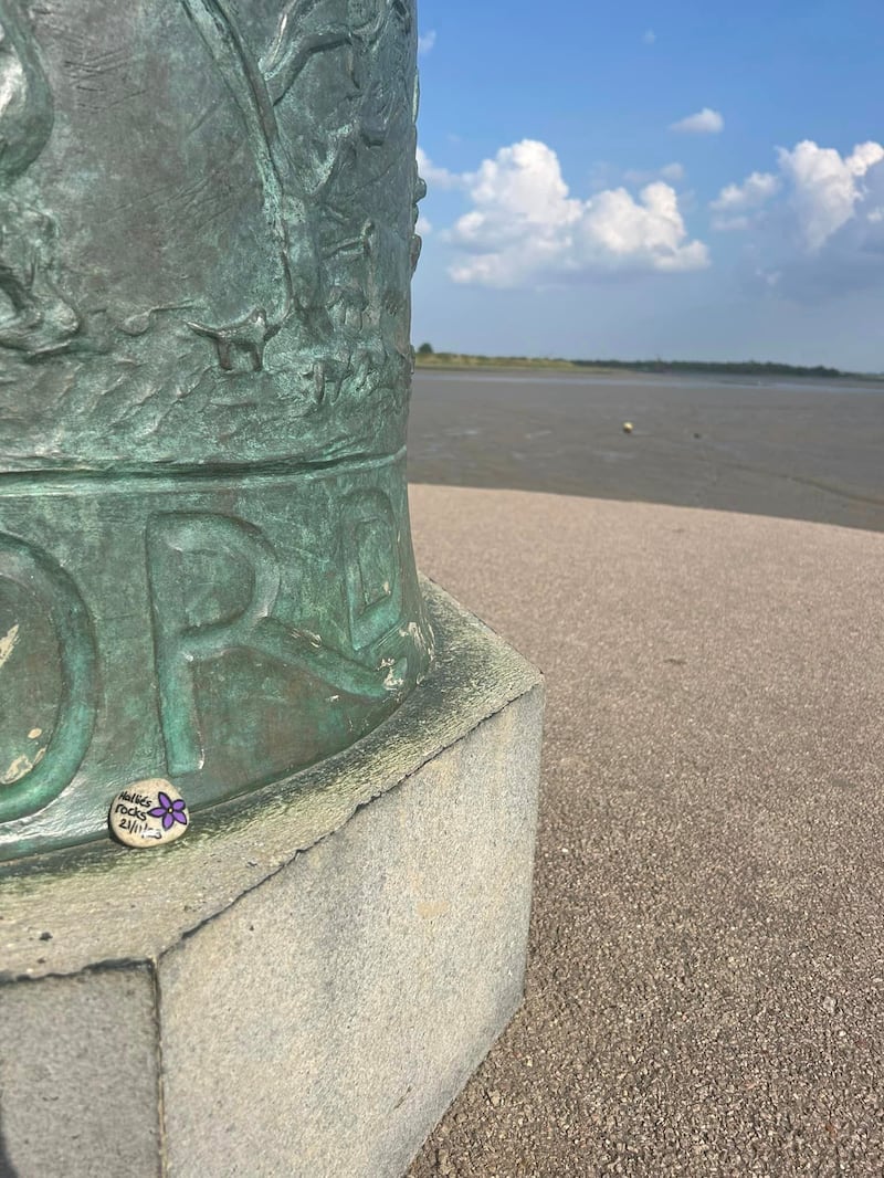 Rocks have been placed in numerous places across the UK