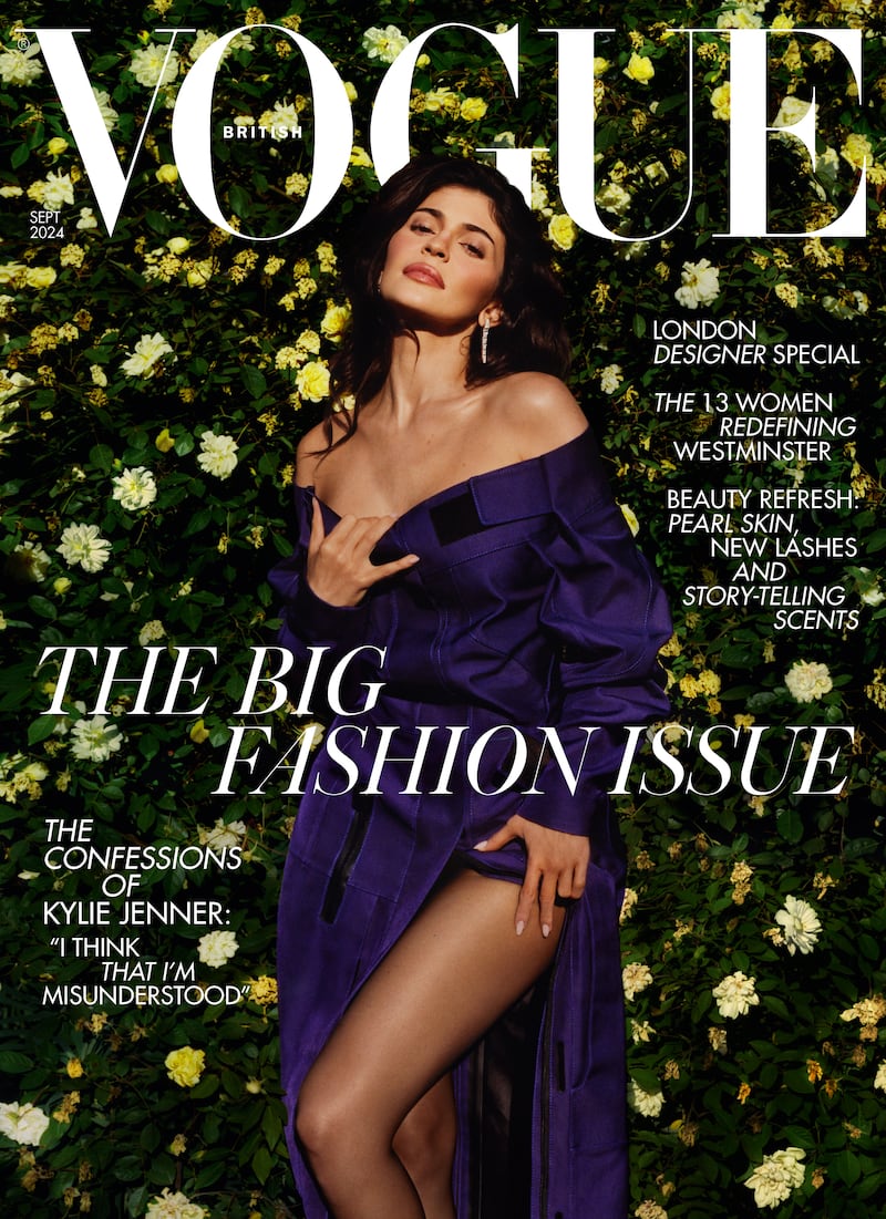 Kylie Jenner on the British Vogue front cover