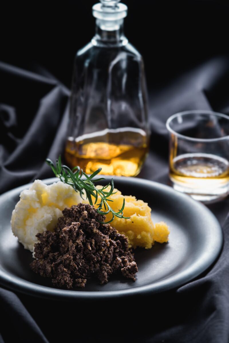 Whisky and haggis are the perfect combination