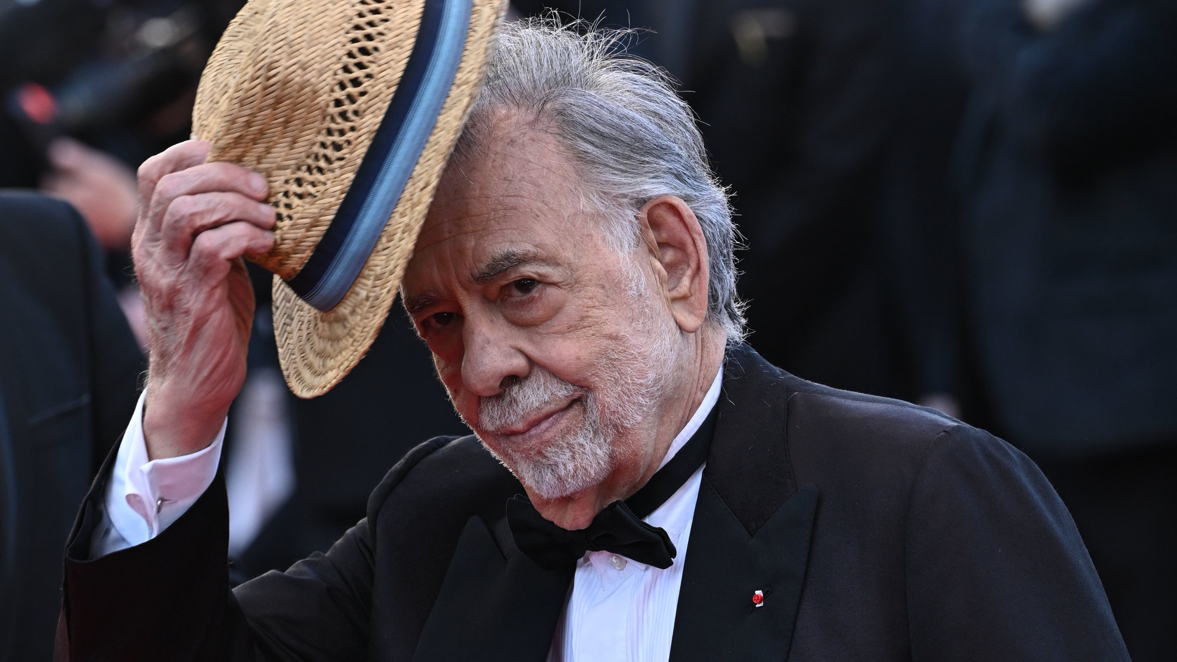 Francis Ford Coppola attends the Megalopolis premiere during the 77th Cannes Film Festival in Cannes