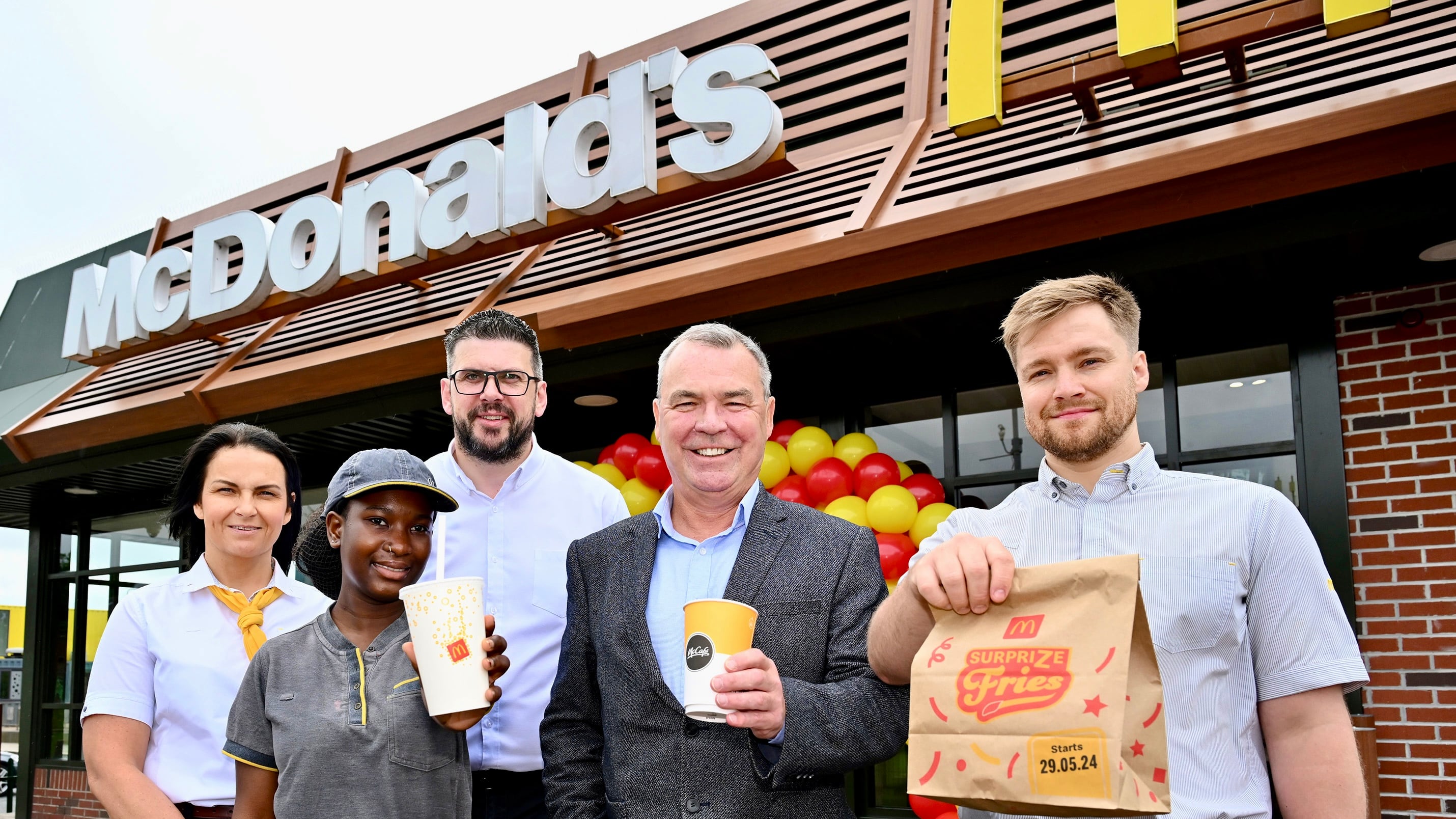 The McDonald’s restaurant at Connswater in east Belfast has reopened following a £1 million refurbishment project. 
And the investment will bring more than 20 additional jobs over the coming months, taking the total number of employees at the restaurant to 180