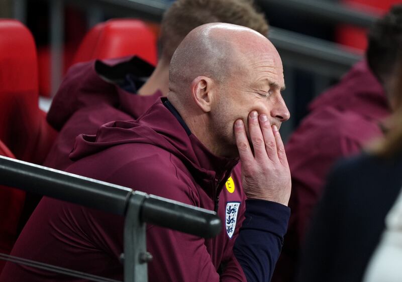 Lee Carsley was frustrated by England’s performance