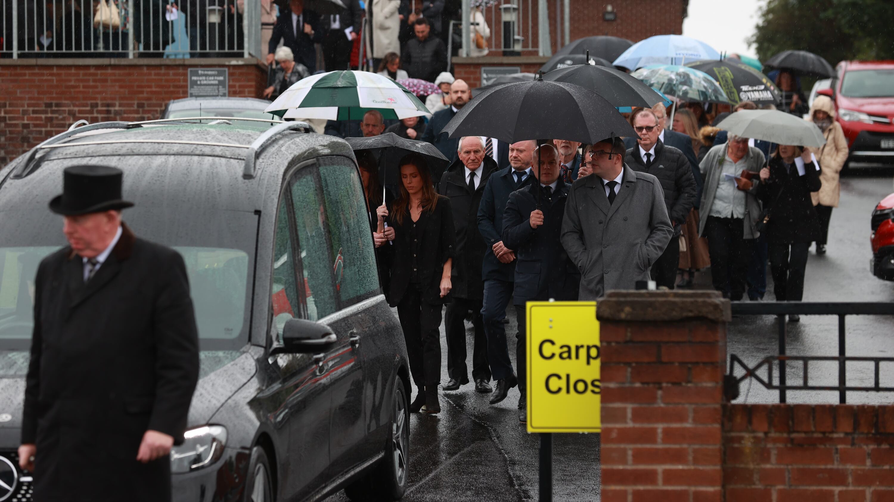 The funeral service of Patricia ‘Patsy’ Aust at St Andrew Presbyterian Church in Bangor