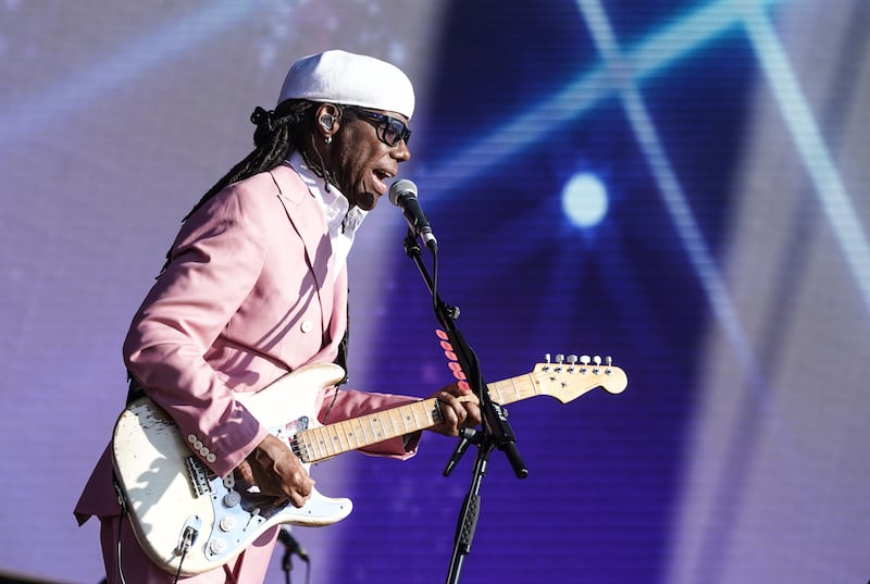 Nile Rodgers and Chic perform on stage during the British Summer Time festival at Hyde Park in London in 2022