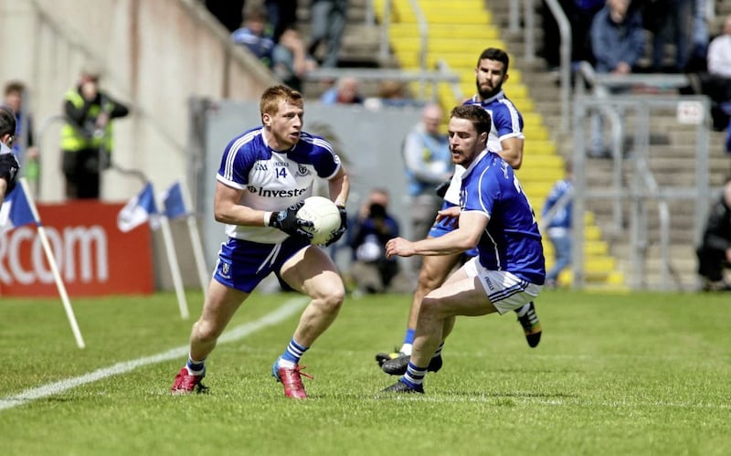 Kieran Hughes in action for Monaghan. Picture by Seamus Loughran 