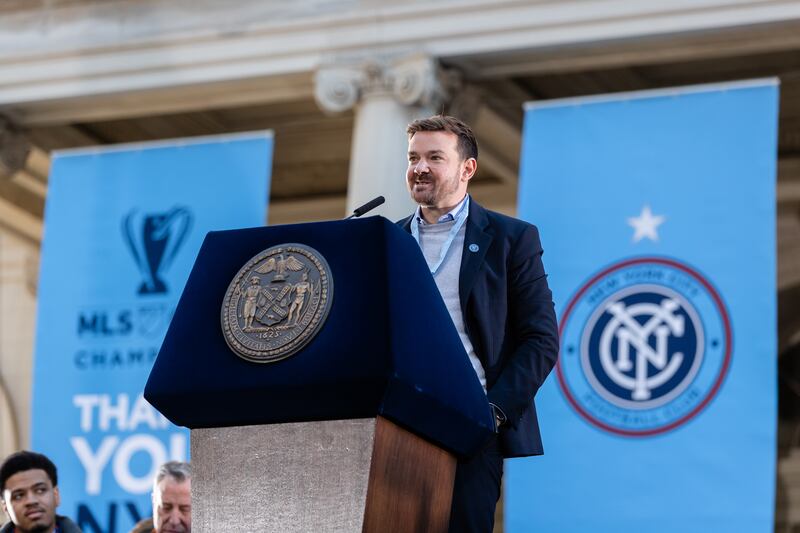 David Lee has been NYCFC sporting director since 2019 (NYCFC handout)