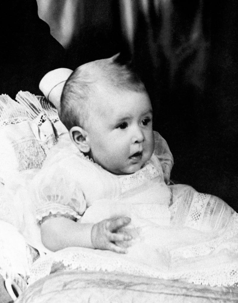 A baby Prince Charles