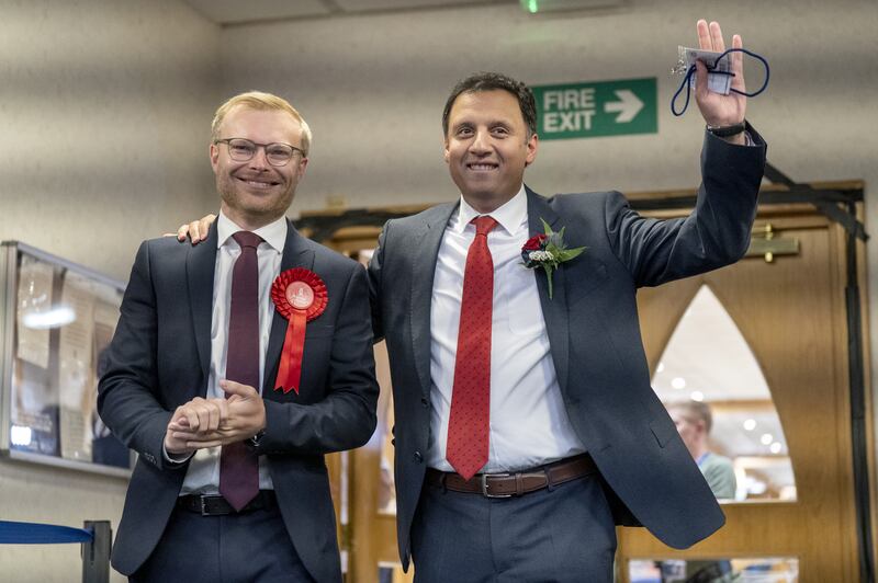 Labour’s hopes of electoral success under Anas Sarwar (right) were boosted when Michael Shanks won the Rutherglen and Hamilton West seat for the party in a byelection in October 2023.