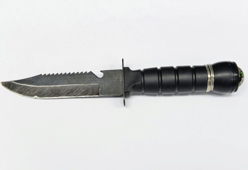A hunting knife similar to the one used by the killers of Eamon Collins 