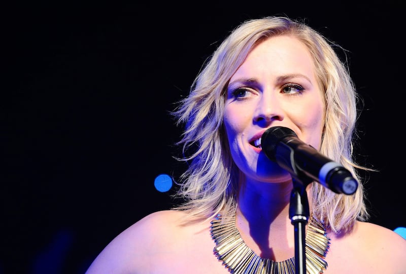 Natasha Bedingfield pictured performing at Global Angel Awards at the Park Plaza Hotel in London – she performed at this year’s Trnsmt