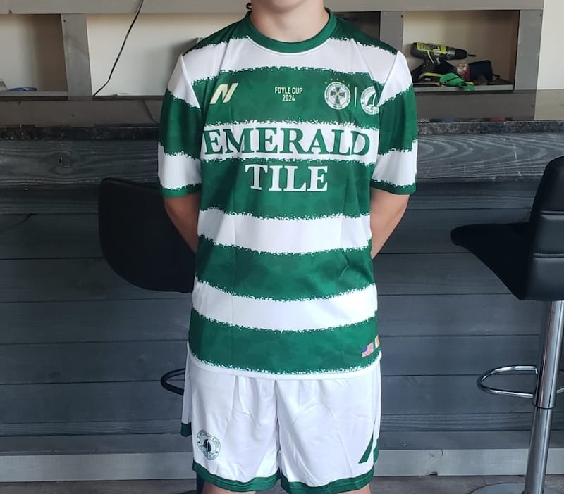 Rathmullan Celtic and Lansdowne Yonkers FC new combined kit