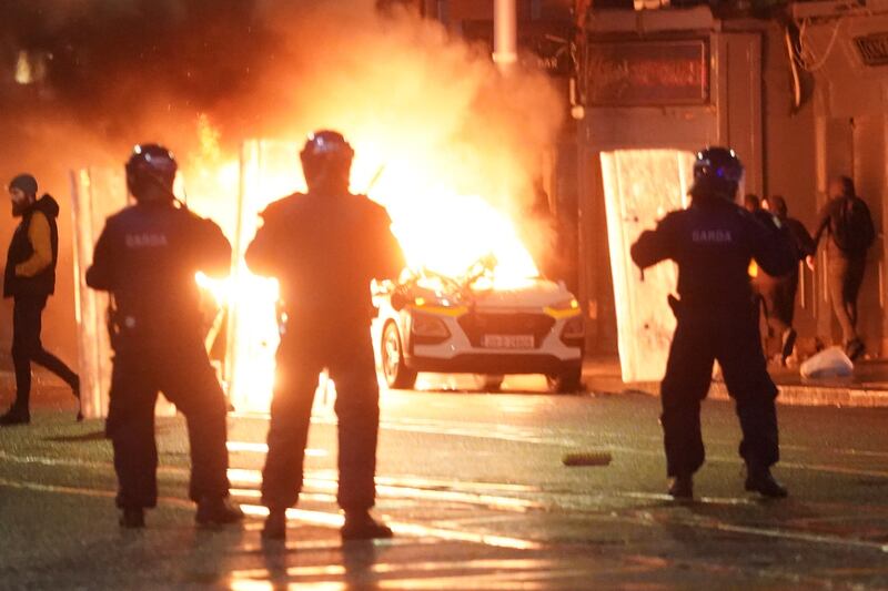 Dublin was rocked by riots last Thursday (PA)