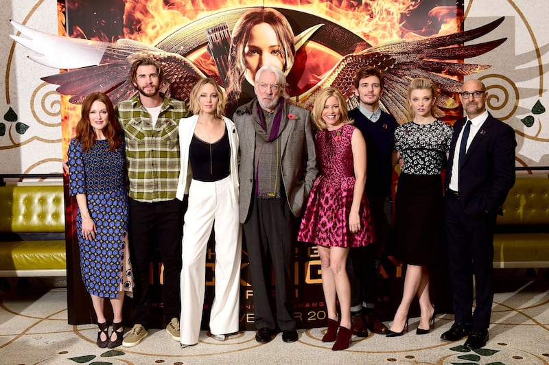 The cast of The Hunger Games: Mockingjay, Part 1