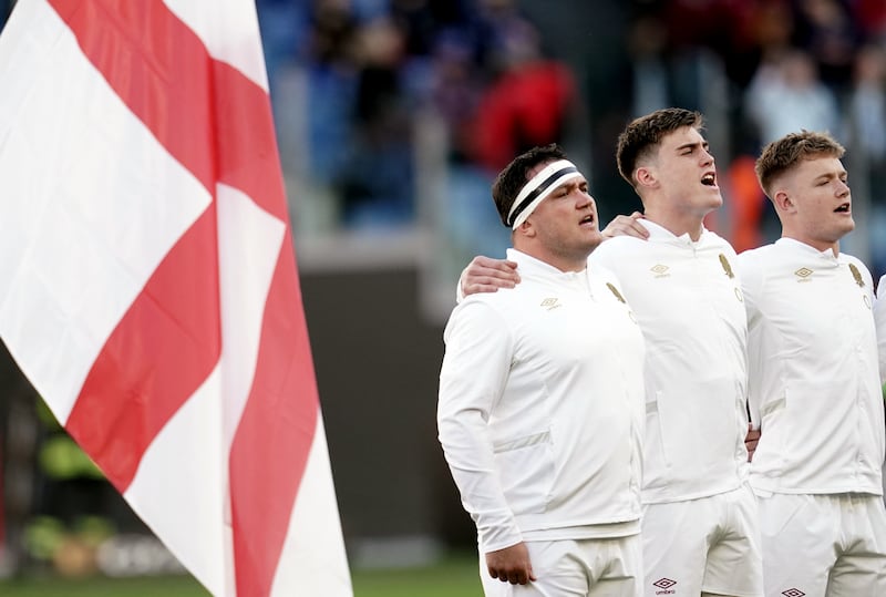 England captain Jamie George (left) was adamant he did not want to excuse himself from England duty