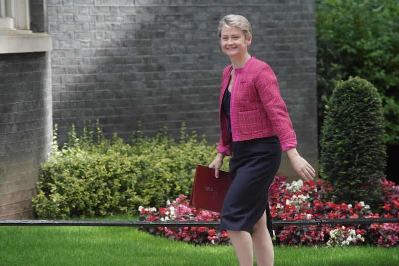 Home Secretary Yvette Cooper clashed with her Conservative counterpart, James Cleverly, in the Commons