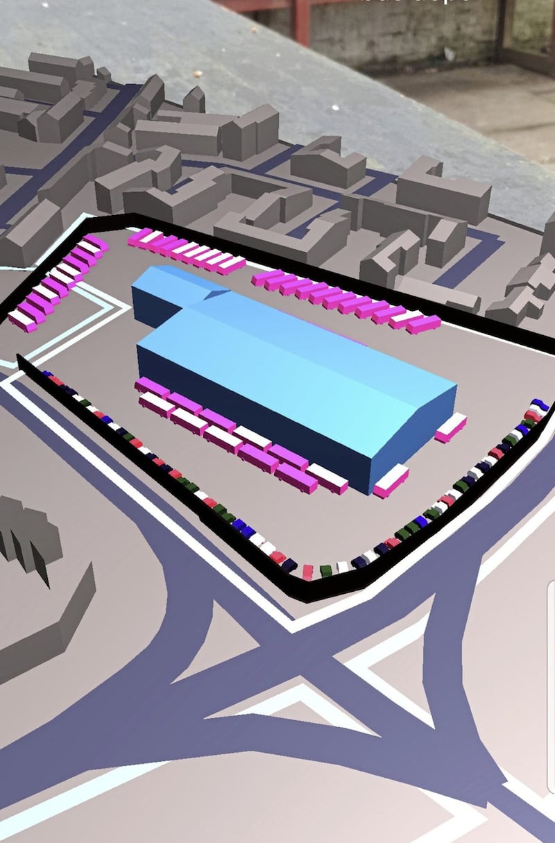 An image showing the Inner East and Short Strand area of east Belfast 