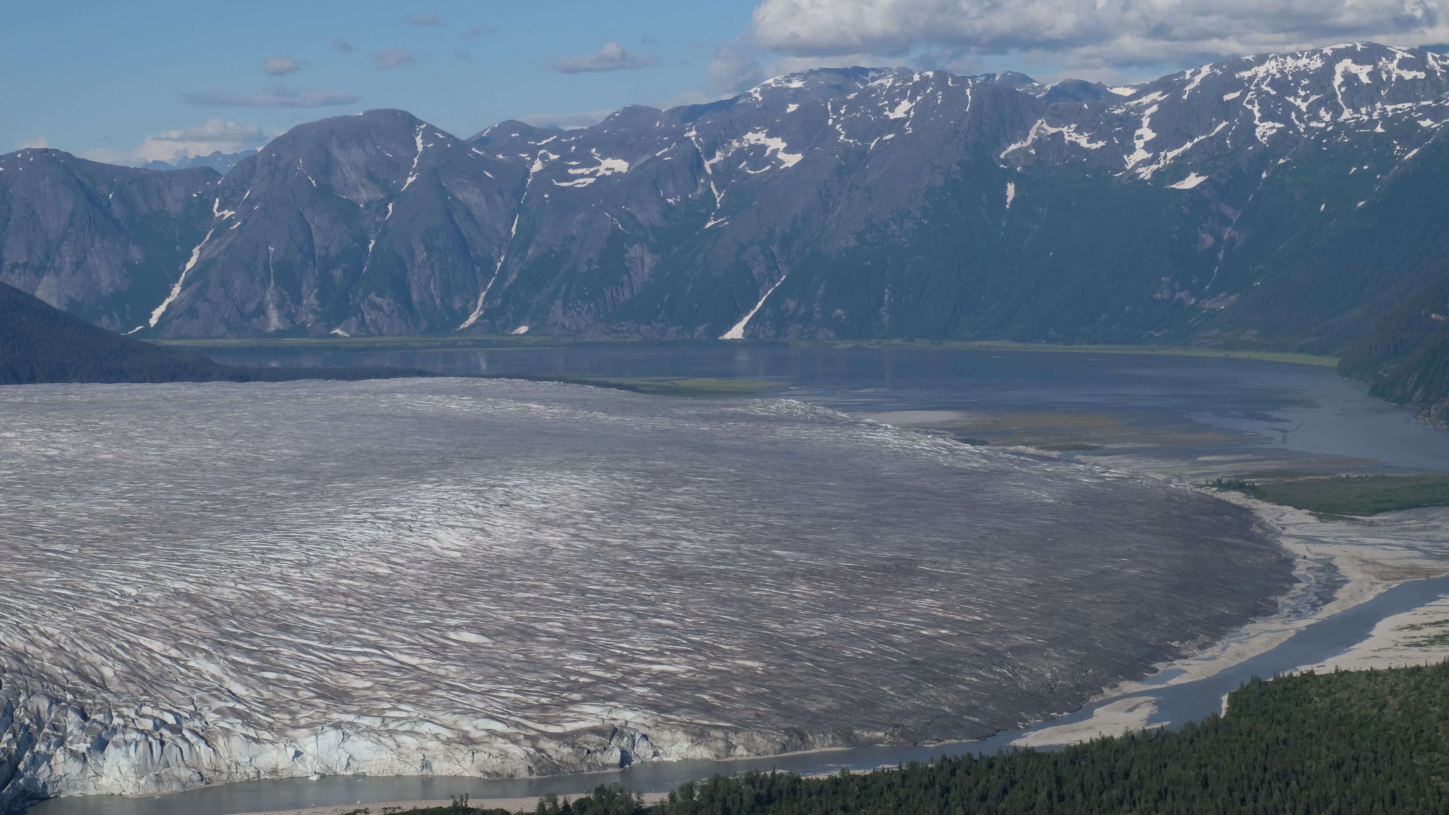 The glaciers on Juneau icefield have seen accelerated melting
