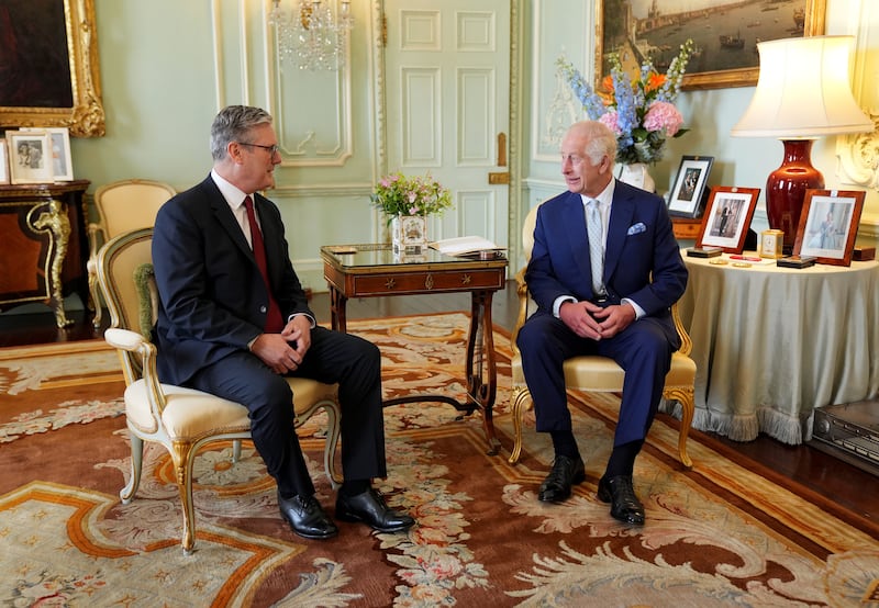 The King and Sir Keir hold weekly meetings when Parliament is sitting