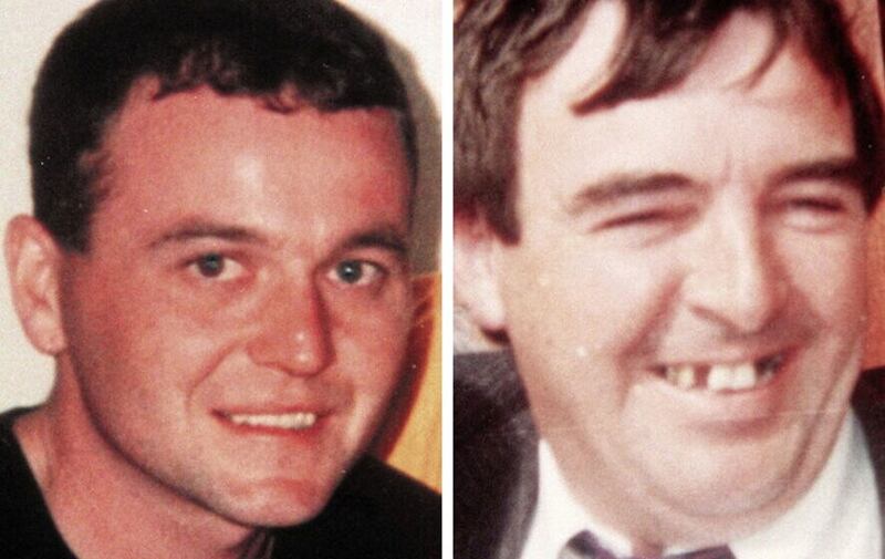 Gary Convie (left) and Eamon Fox were shot dead by the UVF in 1994.