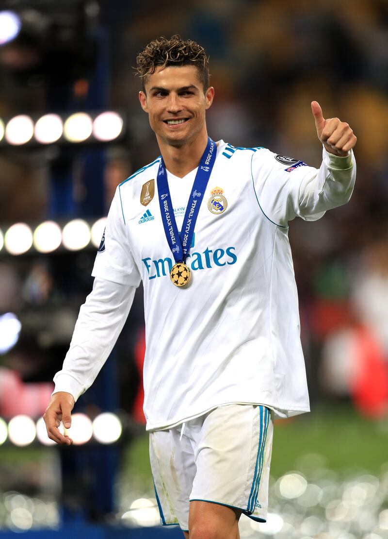 Ronaldo has won five Champions League titles and is the competition’s record scorer