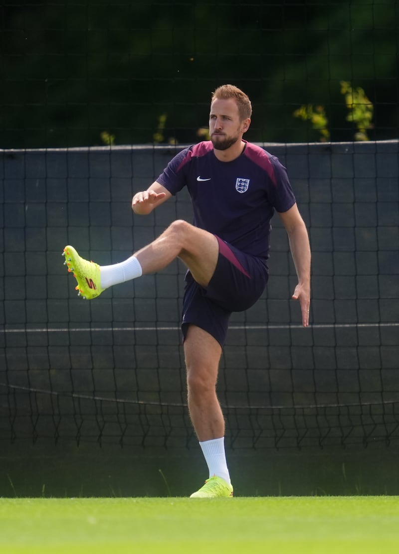 Harry Kane trained with England on Saturday lunchtime