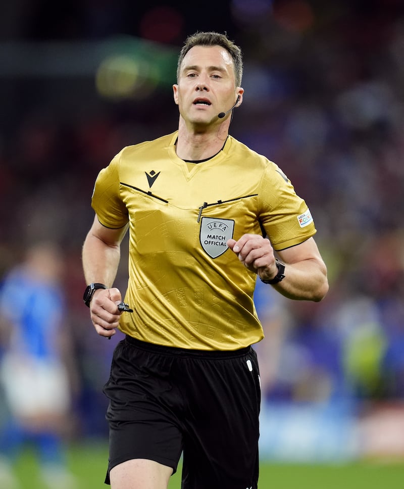 Felix Zwayer was the referee for the Italy v Albania match on June 15