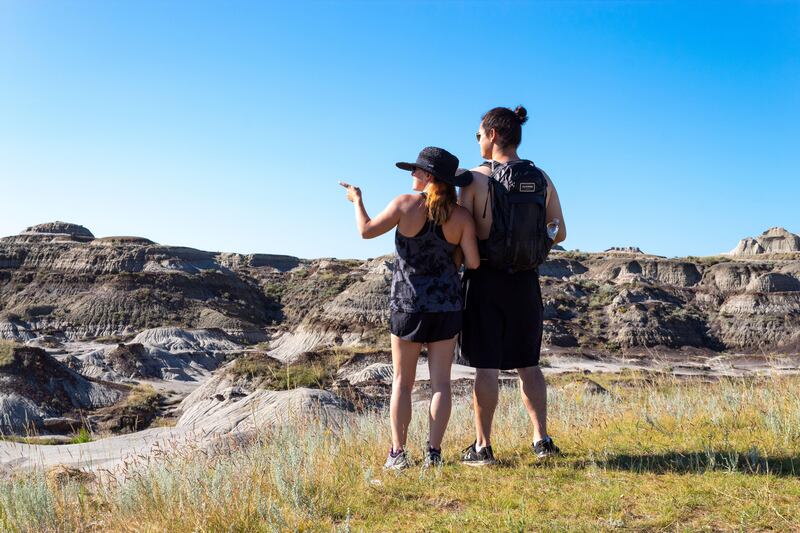 Dinosaur Provincial Park in Alberta