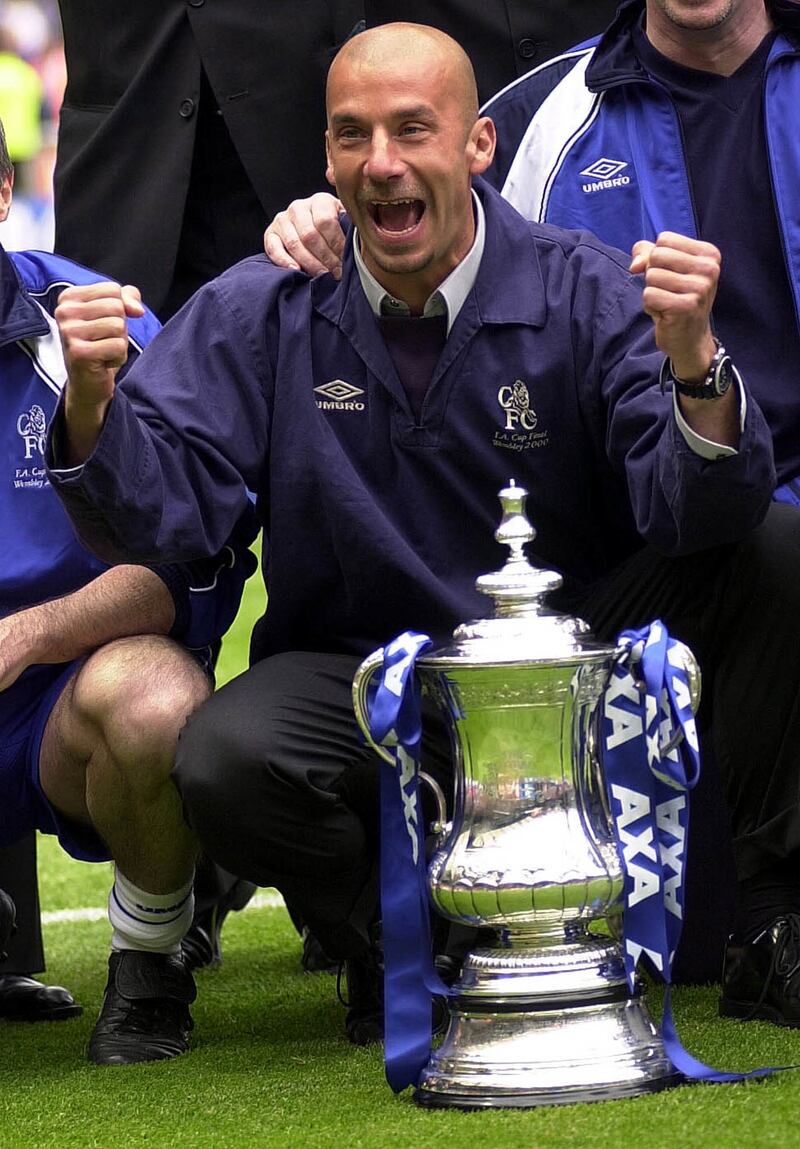 Gianluca Vialli guided Chelsea to FA Cup glory in 2000