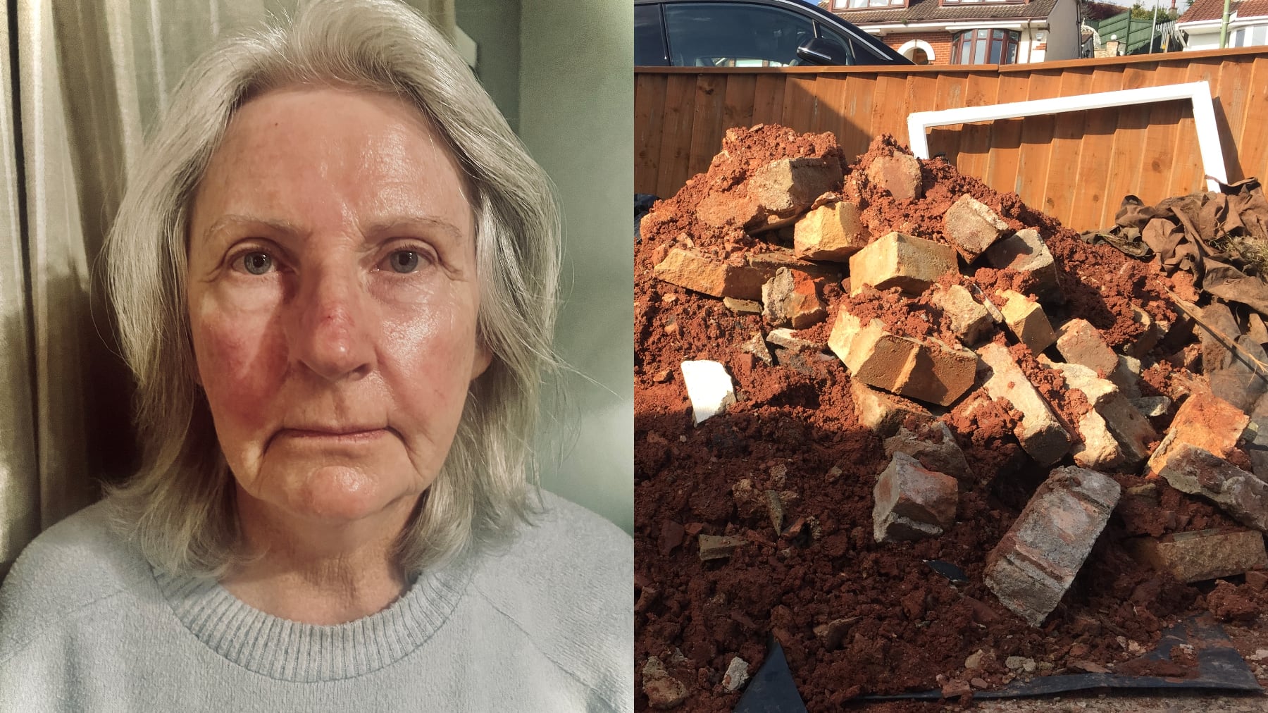 Wendy Craig, 66, says she was was scammed by a cowboy builder