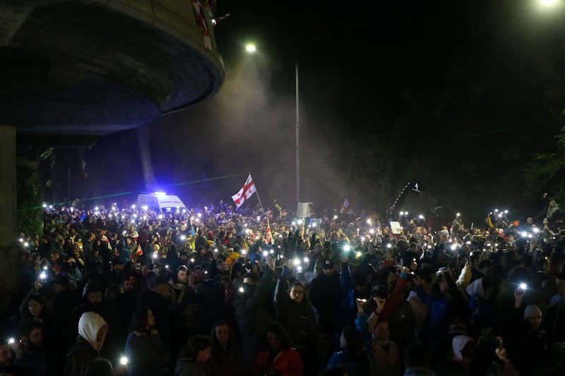 Thousands have protested against the Bill (Zurab Tsertsvadze/AP)