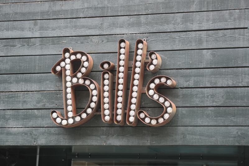 Restaurant chain Bill’s has said it will shut sites early on Sunday