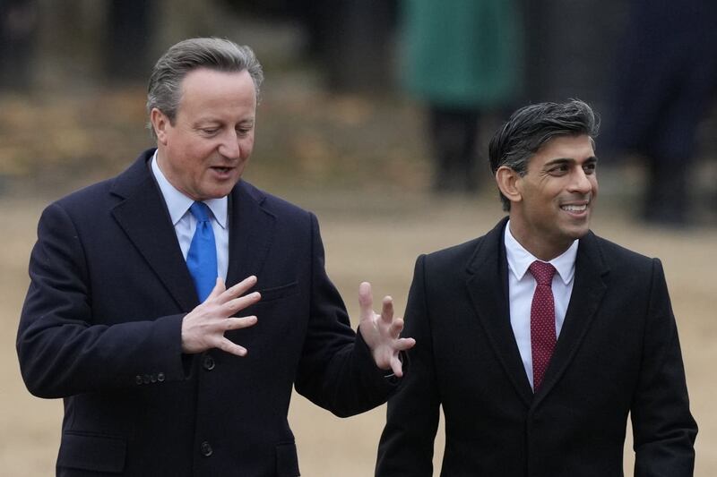 Lord Cameron backed Rishi Sunak’s drive to ‘stop the boats’