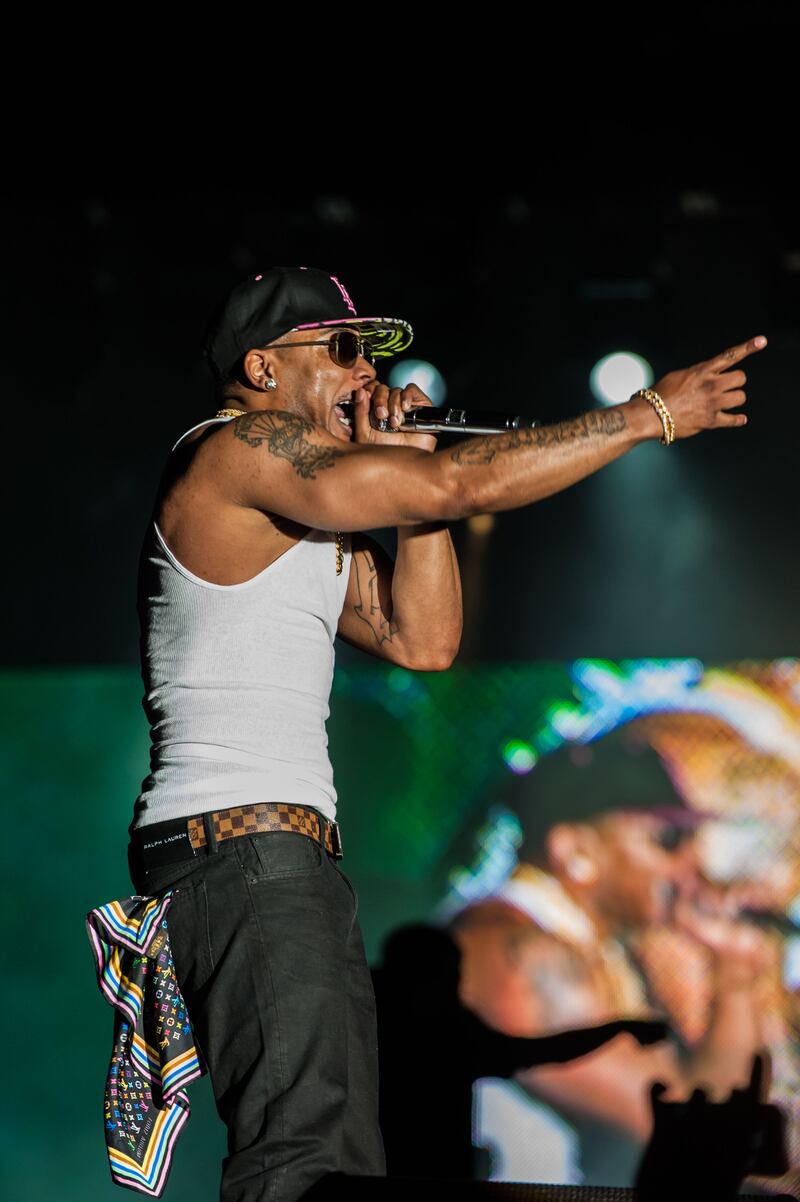 Rapper Nelly performs in Austin, Texas, in 2012 (/Alamy)