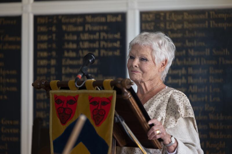 Dame Judi Dench visits Stratford-upon-Avon, home of the Royal Shakespeare Company, to receive the honour of Freewoman of the town