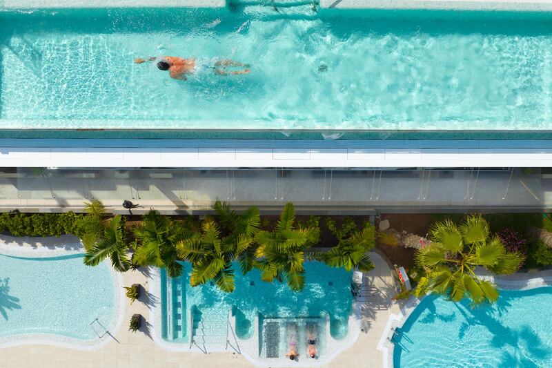 Infinity pool in Tenerife