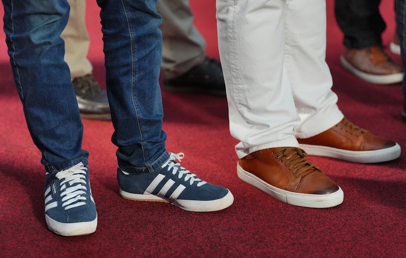 Both Sunak and Starmer have been spotted wearing Adidas Sambas – a shoe hailed as the style of the summer