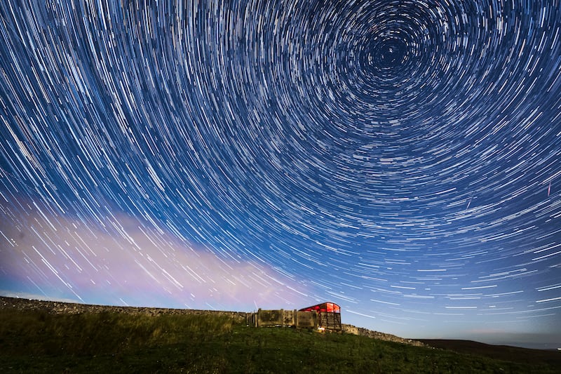 The meteor shower will be visible where there is as little light pollution as possible