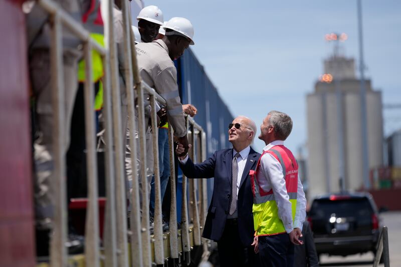 Mr Biden is an enthusiastic supporter of rail, going by the nickname ‘Amtrak Joe’ (AP)