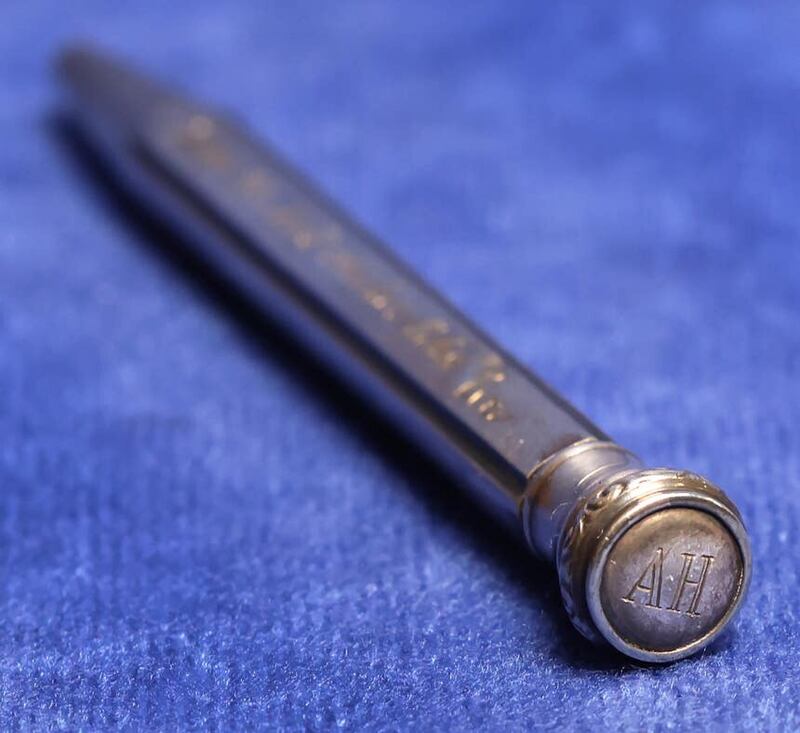 The pencil is believed to have been given to the Nazi dictator by his long-term partner Eva Braun (Bloomfield Auctions/Kelvin Boyes/PressEye)