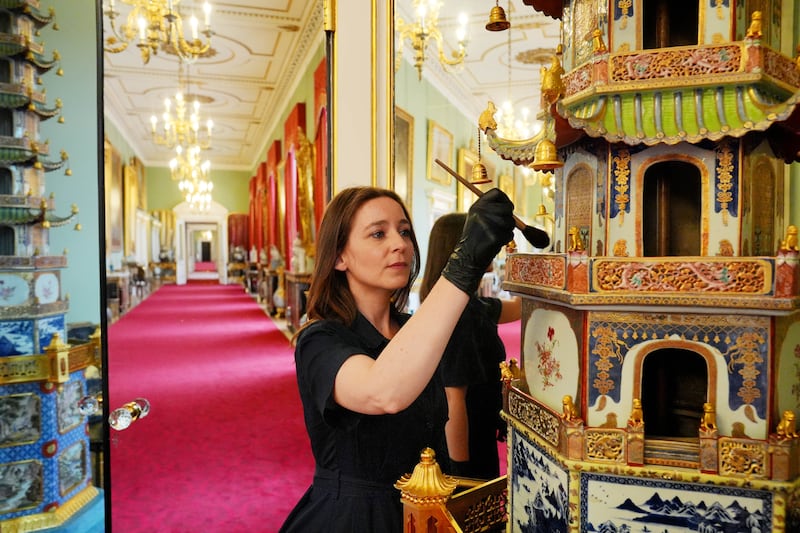 Final preparations being made in the Principal Corridor ahead of the summer opening this year