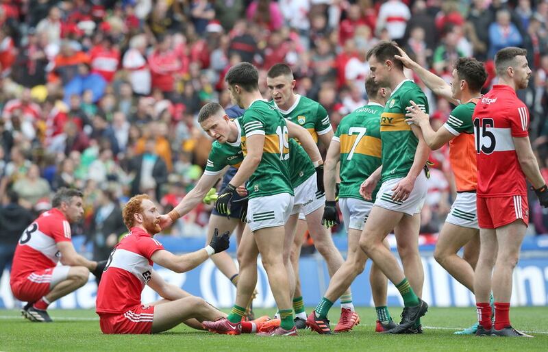 Coach Mike Quirke says the Kerry players had to figure things out for themselves during their All-Ireland semi-final win over Derry     Picture: Margaret McLaughlin