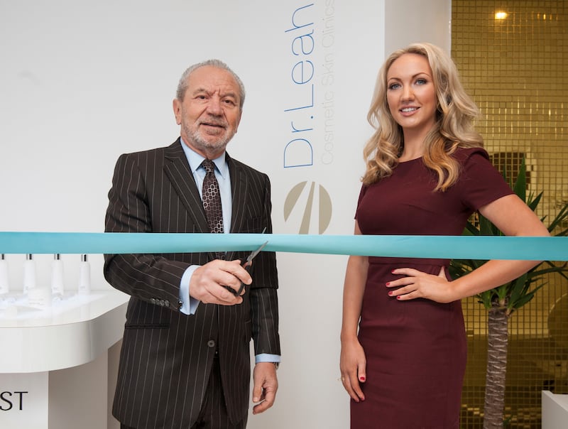 Dr Leah Totton and Lord Sugar have both received multi-million pound payouts following the sale of a majority stake in Dr Leah Clinics