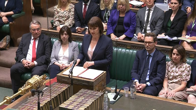 Chancellor Rachel Reeves making a statement in the House of Commons