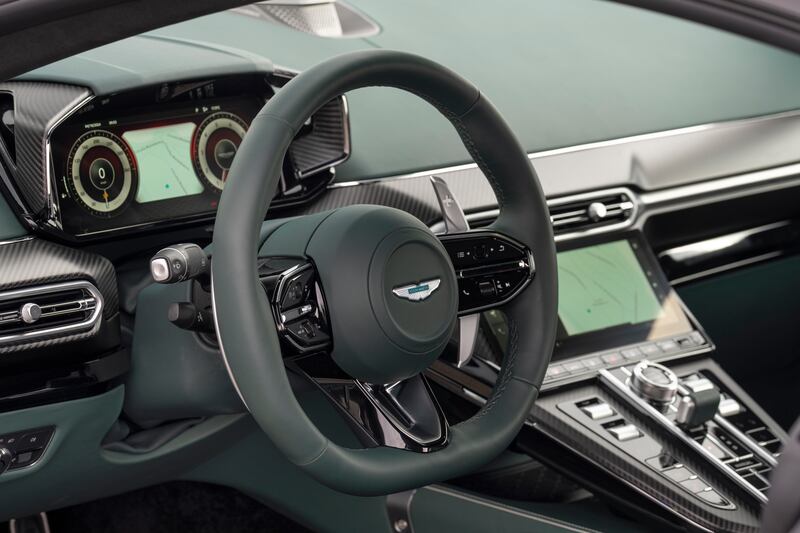 The interior features a variety of high-quality materials