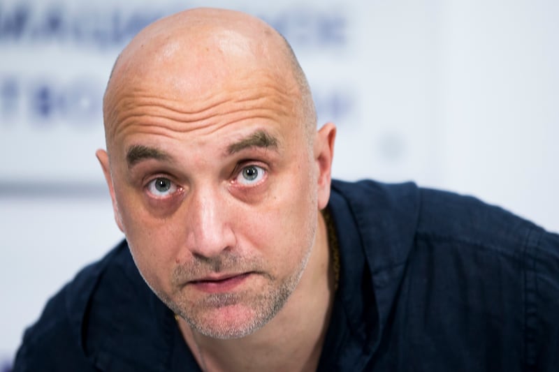 Russian writer and publicist Zakhar Prilepin was injured in the blast (AP)