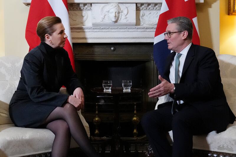 Sir Keir Starmer welcomes Prime Minister of Denmark Mette Frederiksen to 10 Downing Street