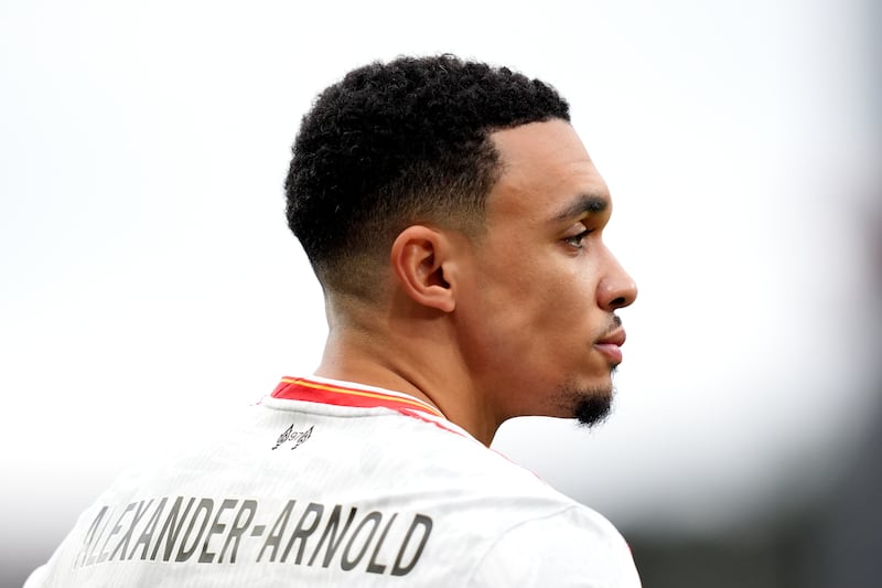 Trent Alexander-Arnold could miss Thursday’s Carabao Cup semi-final second leg after going off injured in the second half